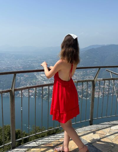 Como am Volta Leuchtturm Aussicht